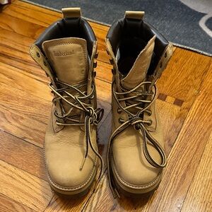 Timberland Leather Platform Boots